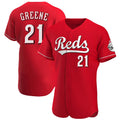 Davalo C.Reds #21 Hunter Greene Player Red Limited Elite Home Stitched Jerseys