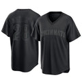 Davalo C.Reds #28 Eugenio Su¡§¡érez Player Black T-shirt Game Home Stitched Jerseys