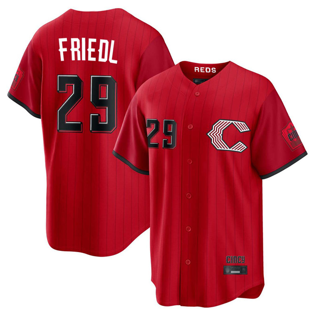 Davalo C.Reds #29 TJ Friedl Player Red 2026 City Connect Home Game Stitched Jerseys