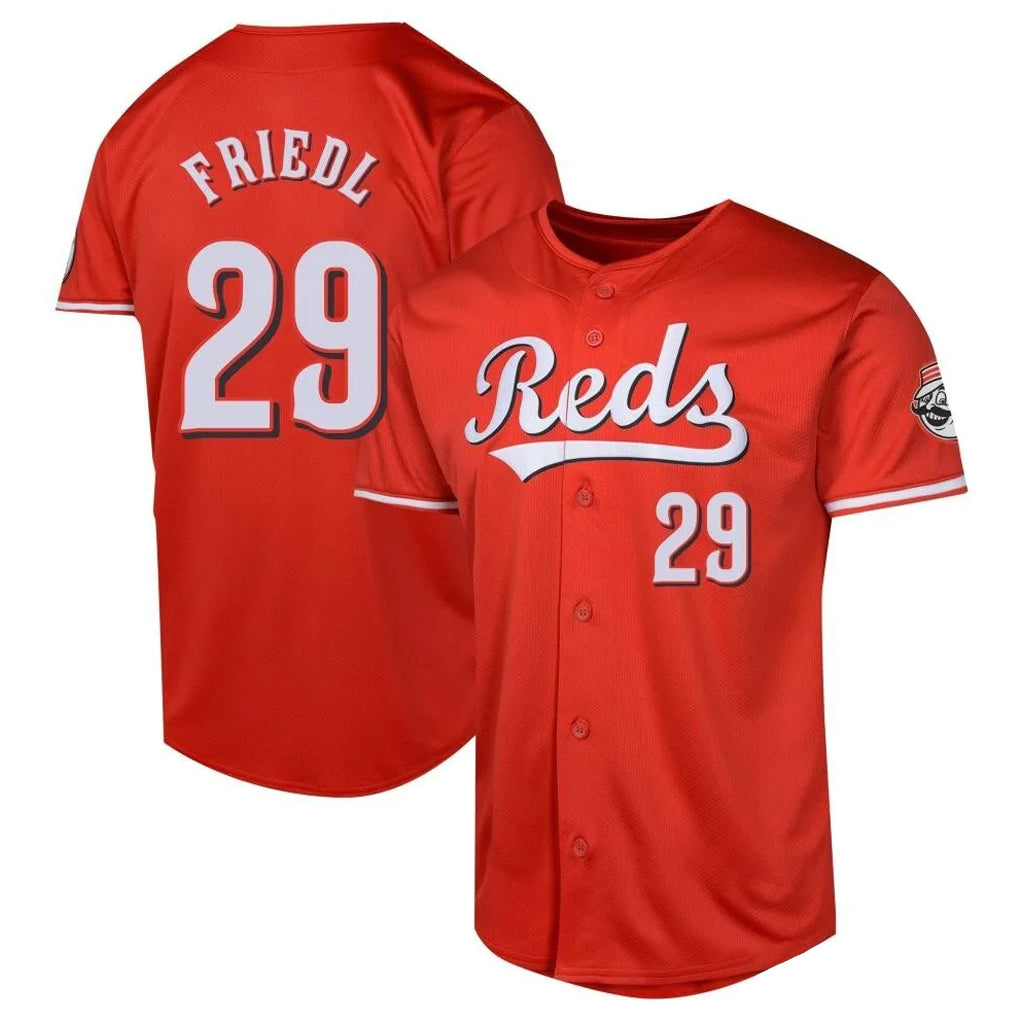 Davalo C.Reds #29 TJ Friedl Player Red 2026 City Connect Limited Home Stitched Jerseys