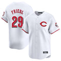 Davalo C.Reds #29 TJ Friedl Player White Limited Home Stitched Jerseys