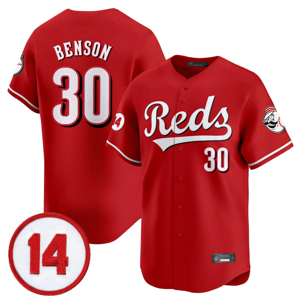 Davalo C.Reds #30 Ken Griffey Player Red Vapor Premier Limited Home Stitched Jerseys