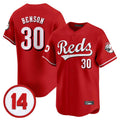 Davalo C.Reds #30 Ken Griffey Player Red Vapor Premier Limited Home Stitched Jerseys