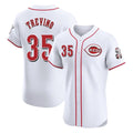 Davalo C.Reds #35 Jose Trevino Player White Limited Elite Home Stitched Jerseys