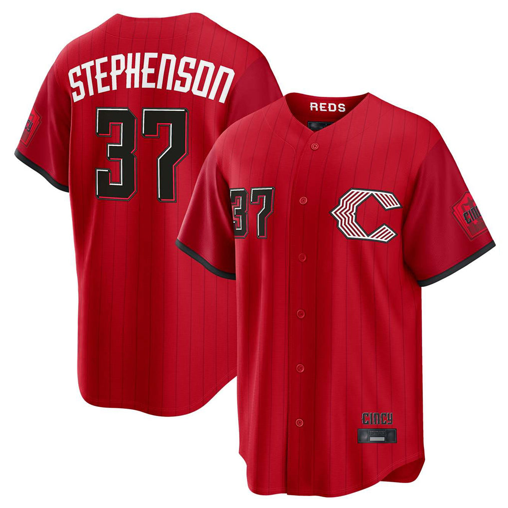 Davalo C.Reds #37 Tyler Stephenson Player Red 2026 City Connect Home Game Stitched Jerseys