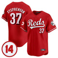 Davalo C.Reds #37 Tyler Stephenson Player Red Vapor Premier Limited Home Stitched Jerseys