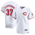 Davalo C.Reds #37 Tyler Stephenson Player White Limited Home Stitched Jerseys