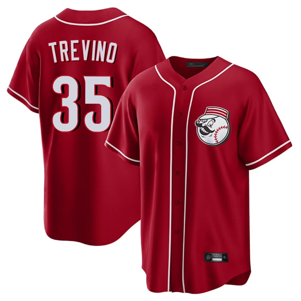 Davalo C.Reds #3 Ke'Bryan Hayes Player Red Game Home Stitched Jerseys