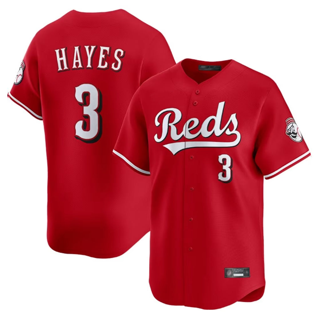 Davalo C.Reds #3 Ke'Bryan Hayes Player Red Home Limited Stitched Jerseys