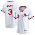 Davalo C.Reds #3 Ke'Bryan Hayes Player White Cooperstown Collection Limited T-shirt Home Stitched Jerseys