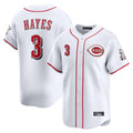 Davalo C.Reds #3 Ke'Bryan Hayes Player White Home Limited Stitched Jerseys