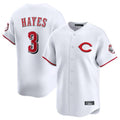 Davalo C.Reds #3 Ke'Bryan Hayes Player White Limited Home Stitched Jerseys