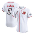 Davalo C.Reds #3 Ke'Bryan Hayes Player White Speedway Classic Limited Elite Home Stitched Jerseys