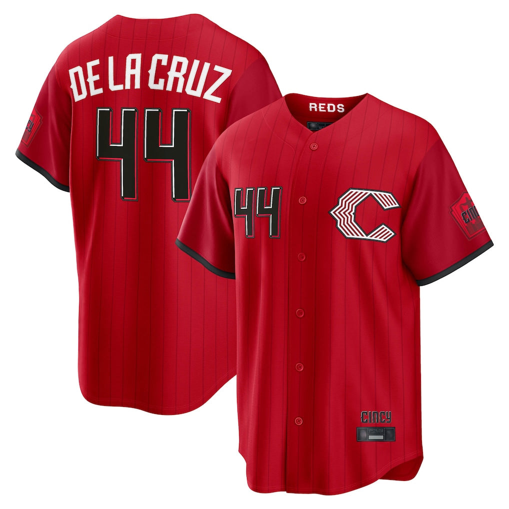 Davalo C.Reds #44 Elly De La Cruz Player Red 2026 City Connect Home Game Stitched Jerseys
