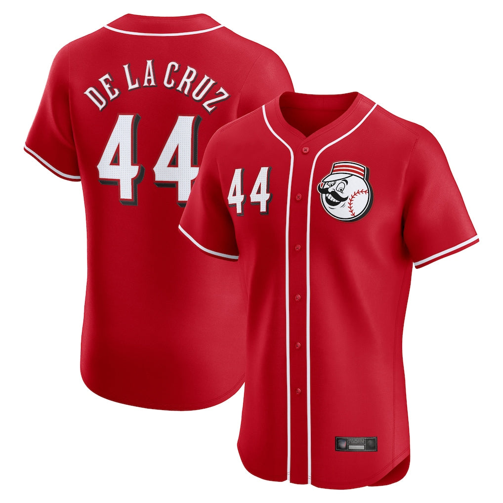 Davalo C.Reds #44 Elly De La Cruz Player Red Limited Elite Home Game Stitched Jerseys