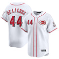 Davalo C.Reds #44 Elly De La Cruz Player White Home Limited Stitched Jerseys