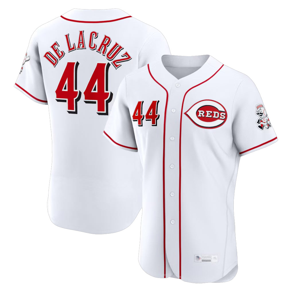 Davalo C.Reds #44 Elly De La Cruz Player White Limited Elite Home Stitched Jerseys