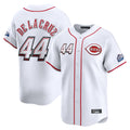 Davalo C.Reds #44 Elly De La Cruz Player White Speedway Classic Home Limited Stitched Jerseys