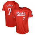 Davalo C.Reds #7 Spencer Steer Player Red 2026 City Connect Limited Home Stitched Jerseys