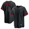 Davalo C.Reds #9 Matt McLain Player Black City Connect Home Game Stitched Jerseys