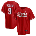 Davalo C.Reds #9 Matt McLain Player Red Home Game Stitched Jerseys