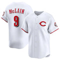 Davalo C.Reds #9 Matt McLain Player White Limited Home Stitched Jerseys