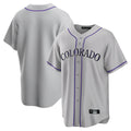 Davalo C.Rockies Gray Game Home Blank Player Stitched Jerseys