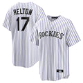 Davalo C.Rockies #17 Todd Helton Player White Game Home Stitched Jerseys
