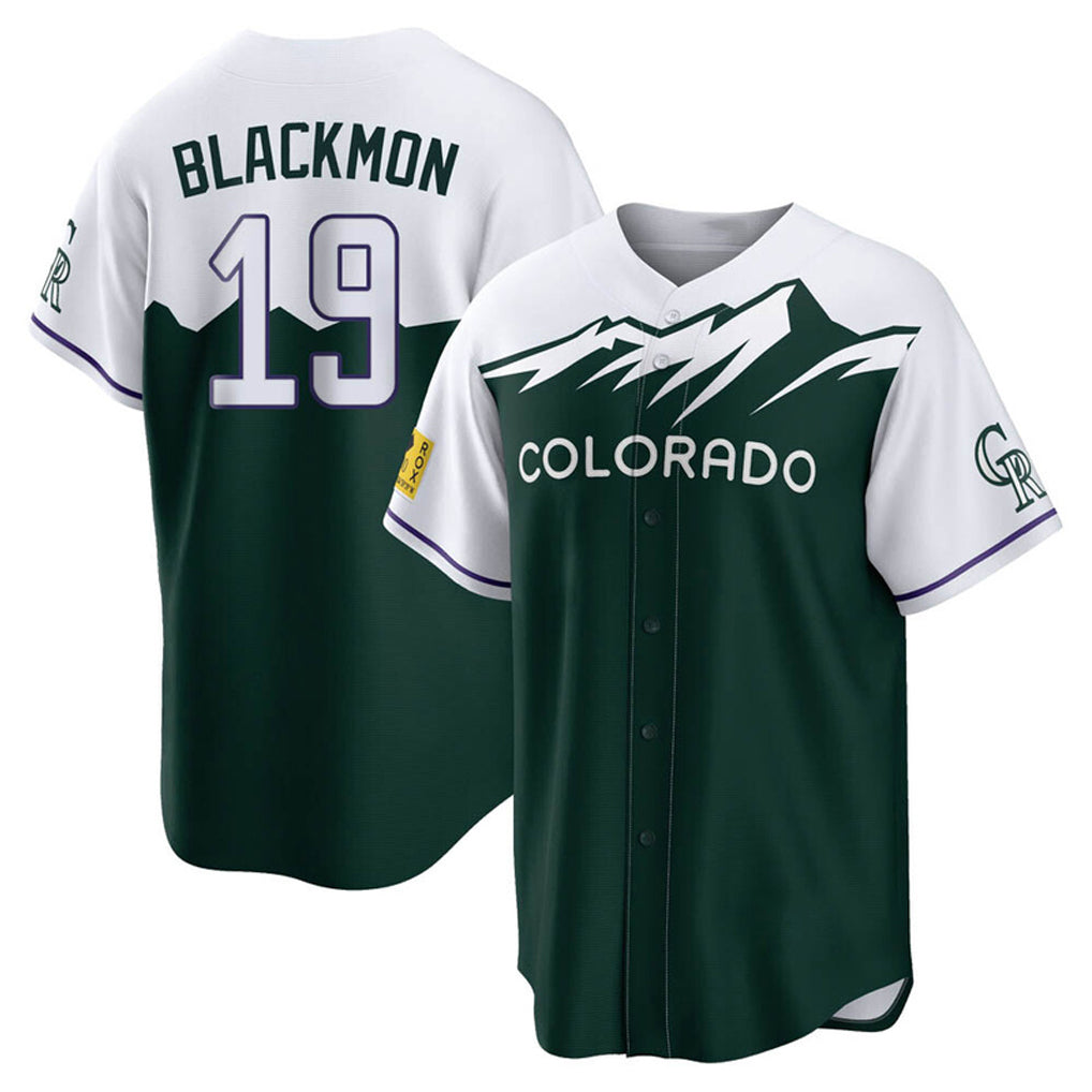 Davalo C.Rockies #19 Charlie Blackmon Player Green City Connect Home Game Stitched Jerseys