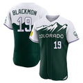 Davalo C.Rockies #19 Charlie Blackmon Player Green City Connect Limited Elite Home Stitched Jerseys