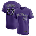 Davalo C.Rockies #23 Kris Bryant Player Purple Limited Elite Home Stitched Jerseys