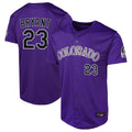 Davalo C.Rockies #23 Kris Bryant Player Purple Limited Home Game Stitched Jerseys