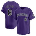 Davalo C.Rockies #8 Ryan Ritter Player Purple Limited Home Stitched Jerseys
