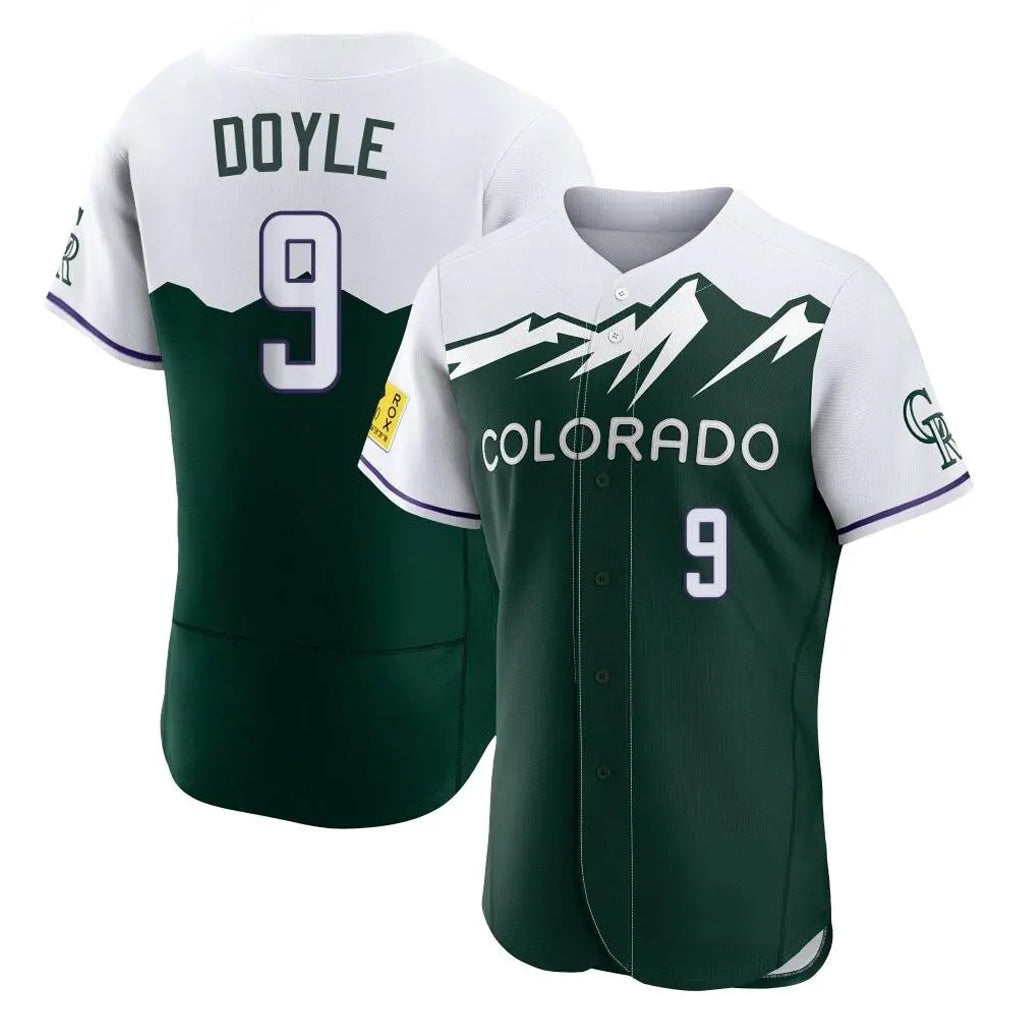 Davalo C.Rockies #9 Brenton Doyle Player Green City Connect Limited Elite Home Stitched Jerseys