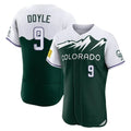 Davalo C.Rockies #9 Brenton Doyle Player Green City Connect Limited Elite Home Stitched Jerseys