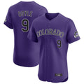 Davalo C.Rockies #9 Brenton Doyle Player Purple Limited Elite Home Stitched Jerseys