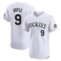 Davalo C.Rockies #9 Brenton Doyle Player White Limited Elite Home Stitched Jerseys