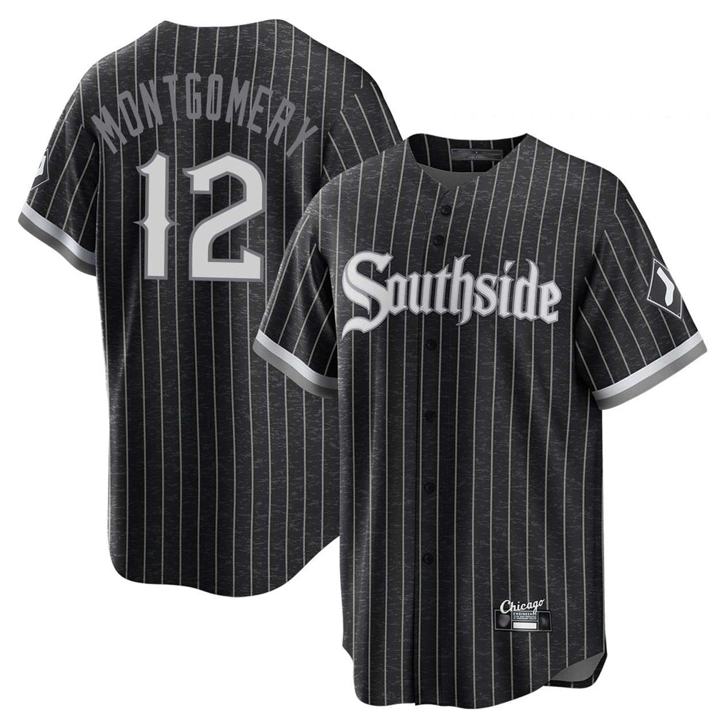 Davalo C.White Sox #12 Colson Montgomery Player Black City Connect Home Game Stitched Jerseys