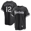 Davalo C.White Sox #12 Colson Montgomery Player Black City Connect Home Game Stitched Jerseys
