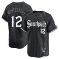 Davalo C.White Sox #12 Colson Montgomery Player Black City Connect Limited Home Stitched Jerseys