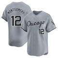 Davalo C.White Sox #12 Colson Montgomery Player Gray Road Limited Home Stitched Jerseys