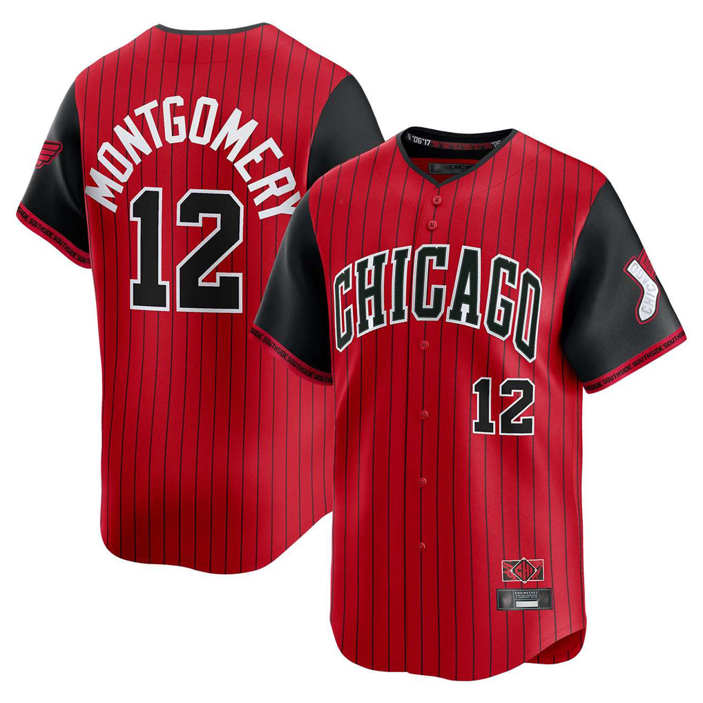 Davalo C.White Sox #12 Colson Montgomery Player Red City Connect Limited Home Stitched Jerseys