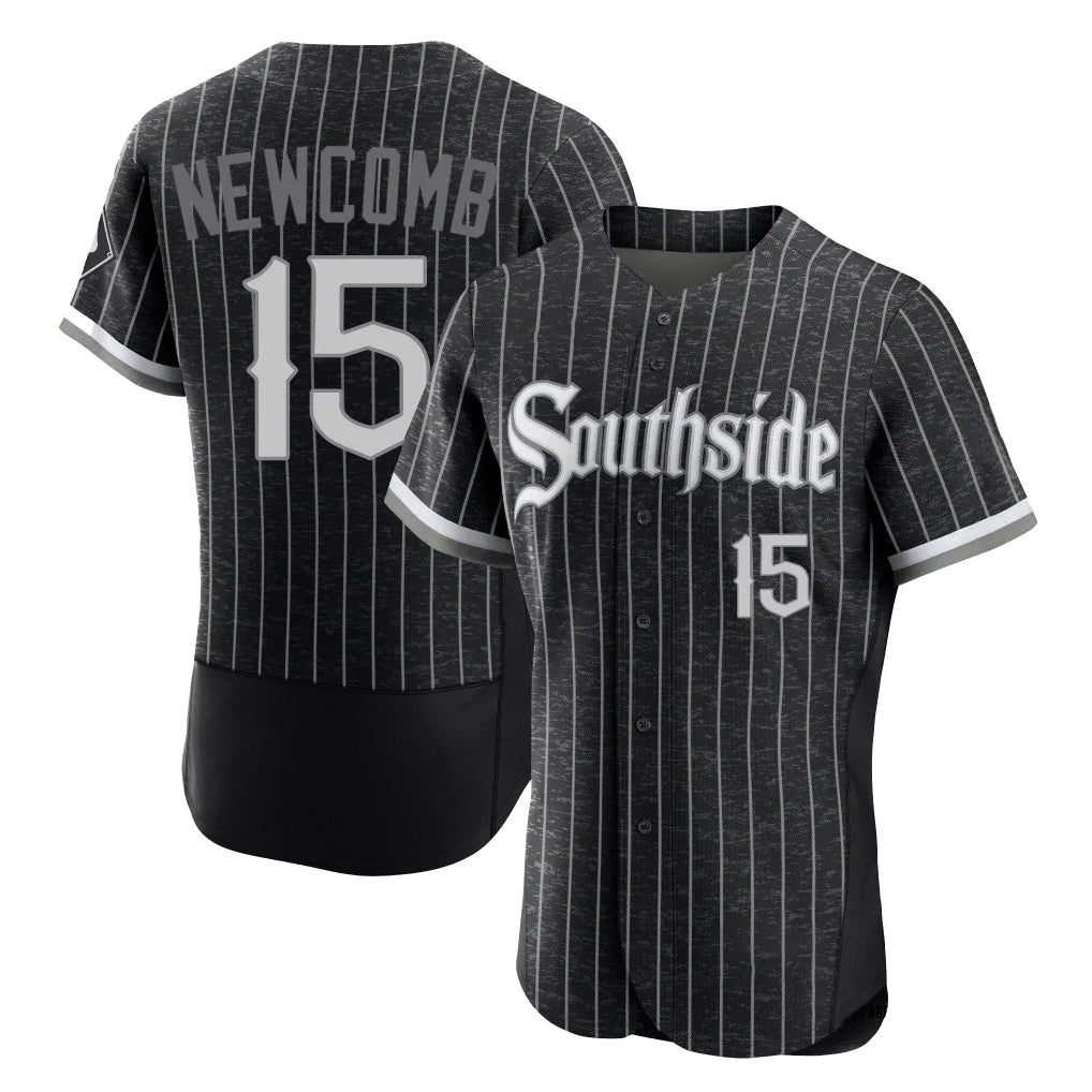 Davalo C.White Sox #15 Sean Newcomb Player Black City Connect Limited Elite Home Stitched Jerseys