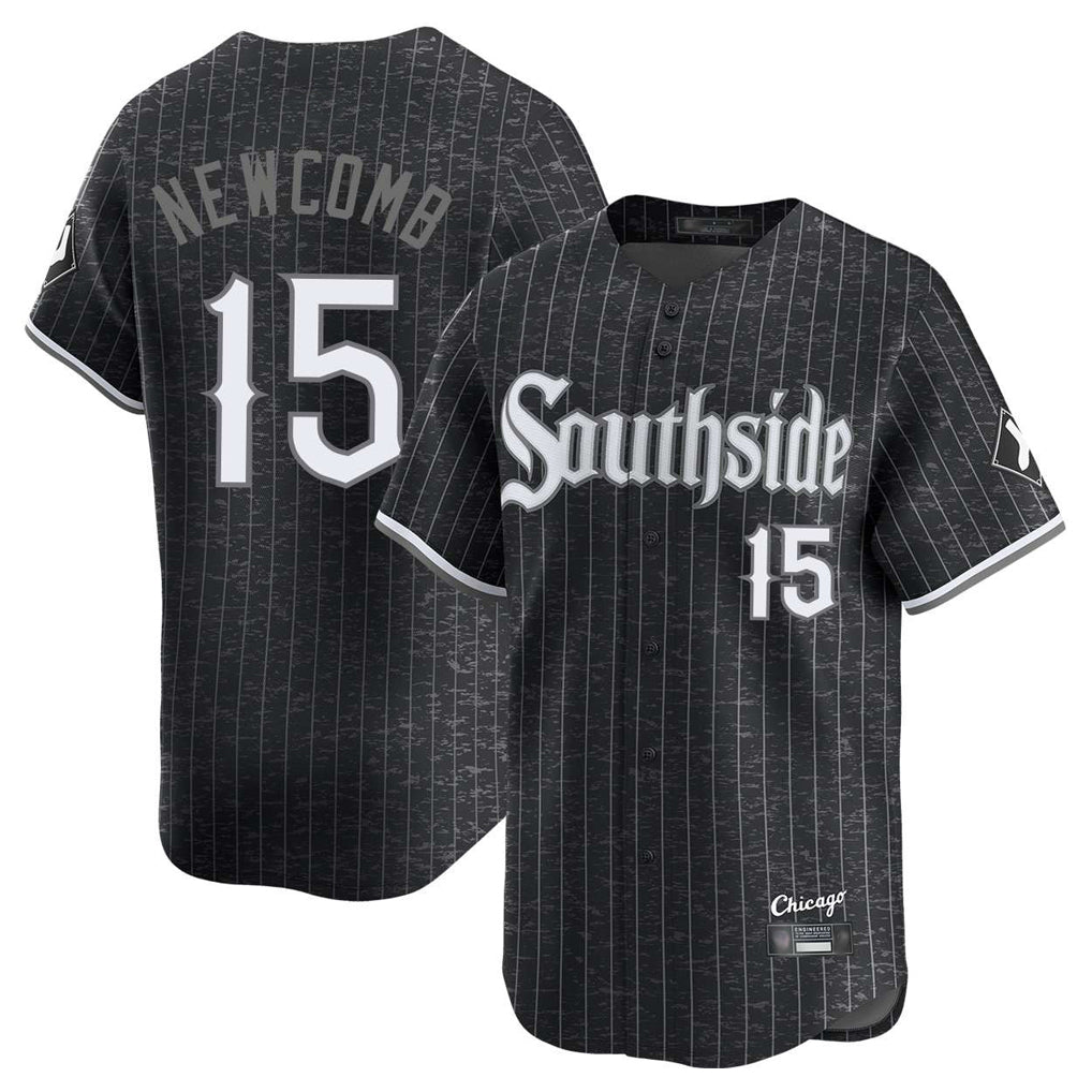 Davalo C.White Sox #15 Sean Newcomb Player Black City Connect Limited Home Stitched Jerseys
