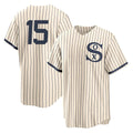 Davalo C.White Sox #15 Sean Newcomb Player Cream Field of Dreams Home Game Stitched Jerseys