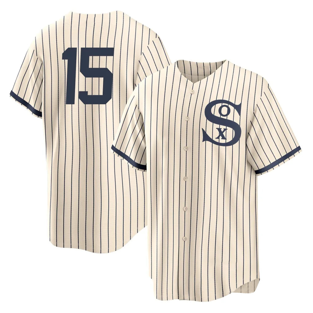 Davalo C.White Sox #15 Sean Newcomb Player Cream Field of Dreams Home Game Stitched Jerseys