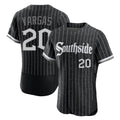Davalo C.White Sox #20 Miguel Vargas Player Black City Connect Limited Elite Home Stitched Jerseys