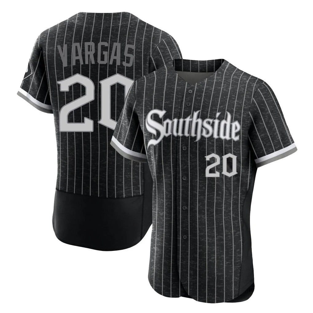 Davalo C.White Sox #20 Miguel Vargas Player Black City Connect Limited Elite Home Stitched Jerseys