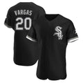 Davalo C.White Sox #20 Miguel Vargas Player Black Limited Elite Home Stitched Jerseys