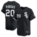 Davalo C.White Sox #20 Miguel Vargas Player Black Limited Home Stitched Jerseys